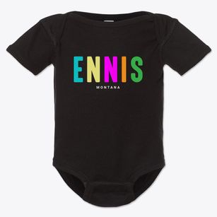 Ennis Montana Color Pop Baby Onesie