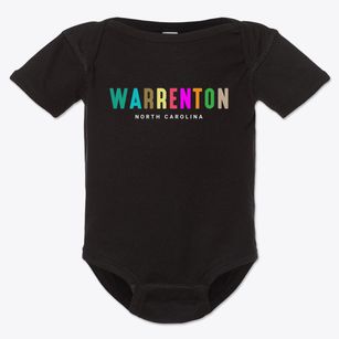 Warrenton North Carolina Color Pop Baby Onesie