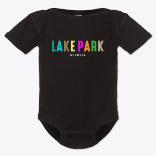 Lake Park Georgia Color Pop Baby Onesie
