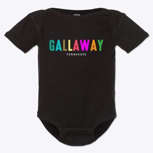 Gallaway Tennessee Color Pop Baby Onesie