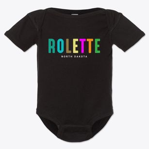 Rolette North Dakota Color Pop Baby Onesie