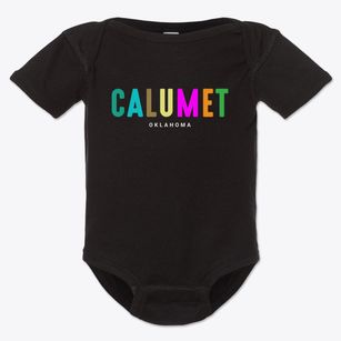 Calumet Oklahoma Color Pop Baby Onesie