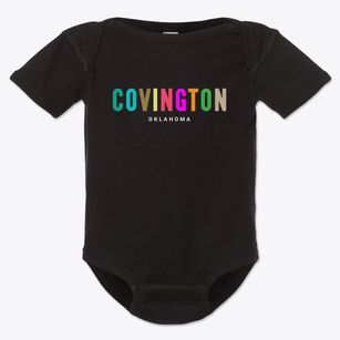 Covington Oklahoma Color Pop Baby Onesie