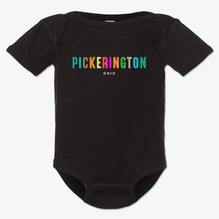 Pickerington Ohio Color Pop Baby Onesie