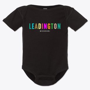 Leadington Missouri Color Pop Baby Onesie