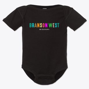 Branson West Missouri Color Pop Baby Onesie