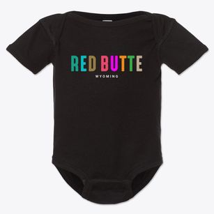 Red Butte Wyoming Color Pop Baby Onesie