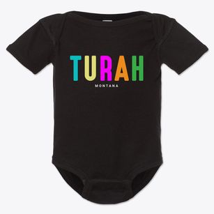 Turah Montana Color Pop Baby Onesie