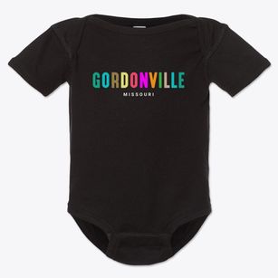 Gordonville Missouri Color Pop Baby Onesie