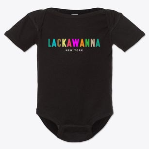 Lackawanna New York Color Pop Baby Onesie