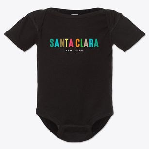 Santa Clara New York Color Pop Baby Onesie