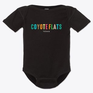 Coyote Flats Texas Color Pop Baby Onesie