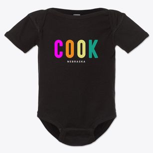 Cook Nebraska Color Pop Baby Onesie