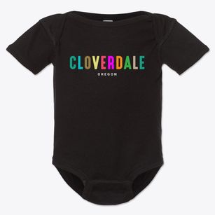Cloverdale Oregon Color Pop Baby Onesie