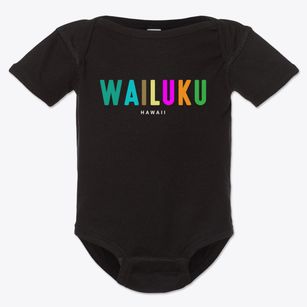 Wailuku Hawaii Color Pop Baby Onesie