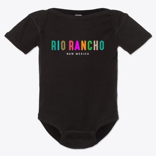 Rio Rancho New Mexico Color Pop Baby Onesie