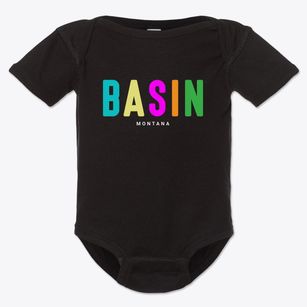 Basin Montana Color Pop Baby Onesie