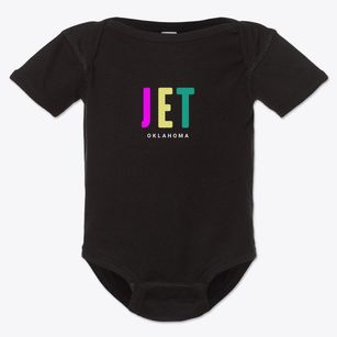 Jet Oklahoma Color Pop Baby Onesie