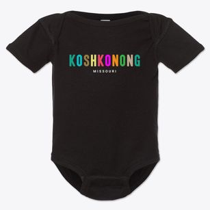 Koshkonong Missouri Color Pop Baby Onesie