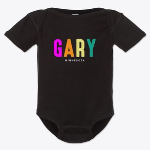 Gary Minnesota Color Pop Baby Onesie