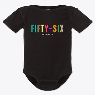 Fifty-six Arkansas Color Pop Baby Onesie