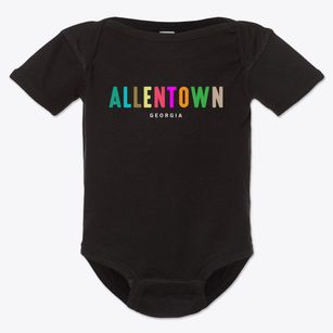 Allentown Georgia Color Pop Baby Onesie