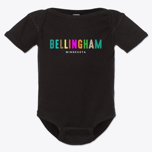 Bellingham Minnesota Color Pop Baby Onesie