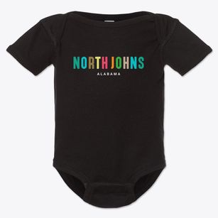 North Johns Alabama Color Pop Baby Onesie
