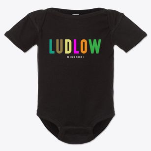 Ludlow Missouri Color Pop Baby Onesie