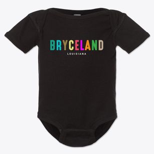 Bryceland Louisiana Color Pop Baby Onesie