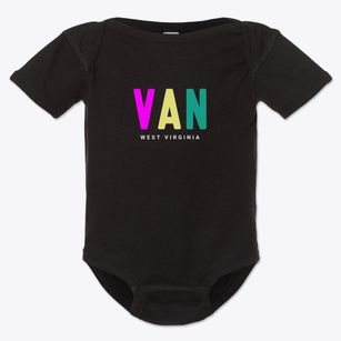 Van West Virginia Color Pop Baby Onesie