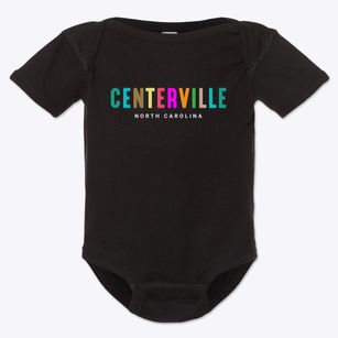 Centerville North Carolina Color Pop Baby Onesie