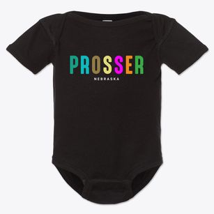 Prosser Nebraska Color Pop Baby Onesie