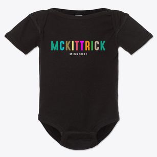 Mckittrick Missouri Color Pop Baby Onesie
