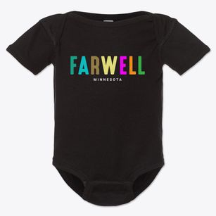 Farwell Minnesota Color Pop Baby Onesie