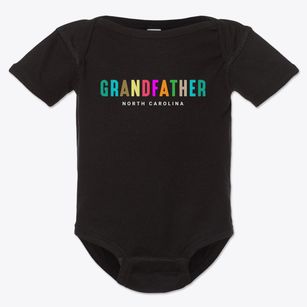 Grandfather North Carolina Color Pop Baby Onesie