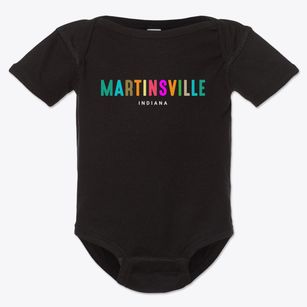 Martinsville Indiana Color Pop Baby Onesie
