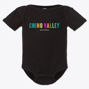 Chino Valley Arizona Color Pop Baby Onesie