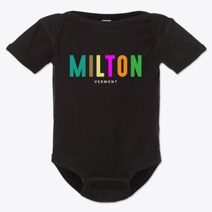 Milton Vermont Color Pop Baby Onesie