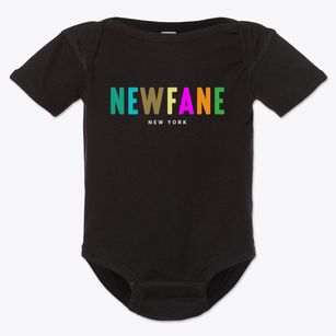 Newfane New York Color Pop Baby Onesie
