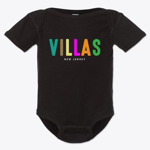 Villas New Jersey Color Pop Baby Onesie