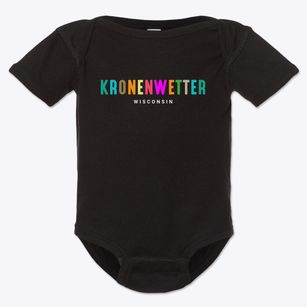 Kronenwetter Wisconsin Color Pop Baby Onesie