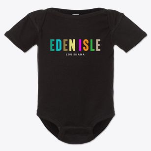 Eden Isle Louisiana Color Pop Baby Onesie