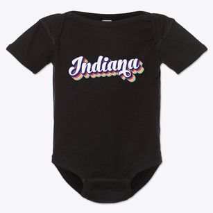  Indiana Retro Candy Vibes Baby Onesie