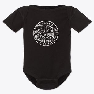 Iowa Icon Baby Onesie