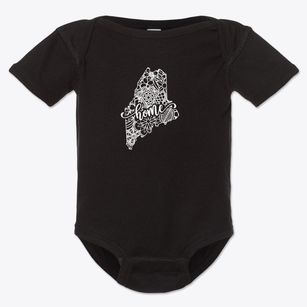  Maine Mandala Baby Onesie