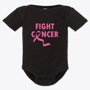   Fight Cancer Ribbon Baby Onesie
