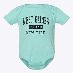 West Gaines New York Classic Established Baby Onesie