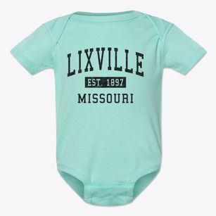 Lixville Missouri Classic Established Baby Onesie