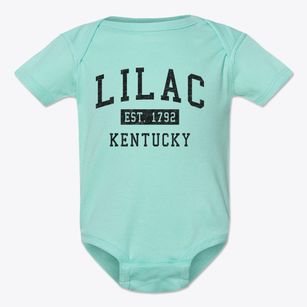 Lilac Kentucky Classic Established Baby Onesie